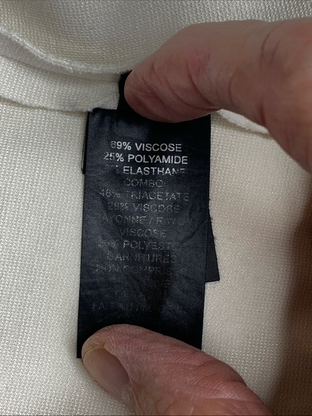 Marie Saint Pierre White Asymmetrical Structured Knit Tank Top 2 Made in Canada - Picture 11 of 15